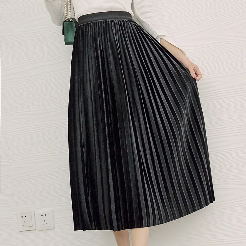 長(zhǎng)百褶裙