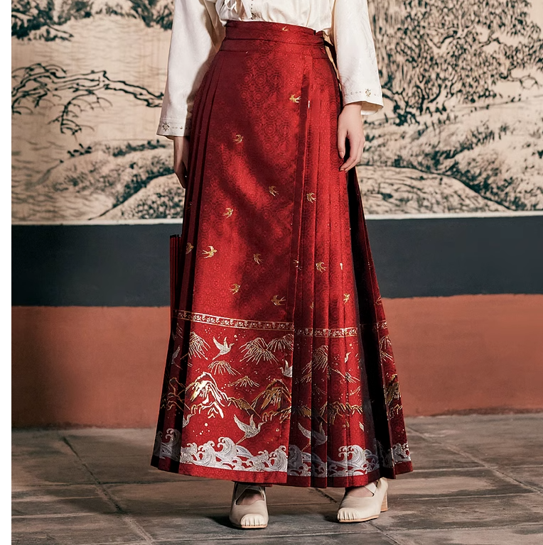 廠家來(lái)圖定制生產(chǎn)加工中長(zhǎng)款百褶裙馬面裙 廠家來(lái)圖定制生產(chǎn)加工中長(zhǎng)款百褶裙馬面裙